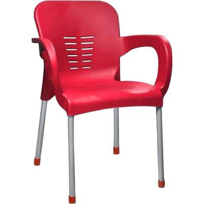 Mevsim Paris Plastik Sandalye Kırmızı - 1